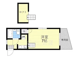 パークヒル・ピーク【1階】の間取り