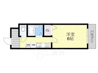 シェルビュー【4階】の間取り