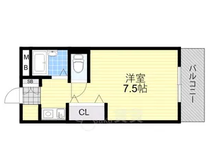 ルミエール山手【1階】の間取り