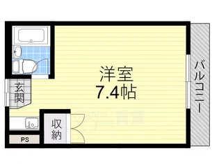 マンションミネット3号館【2階】の間取り
