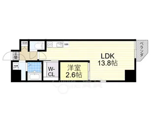ONLYONE 池田新町【6階】の間取り
