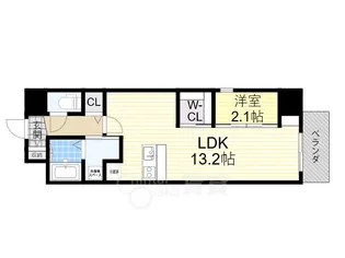 ONLYONE 池田新町【6階】の間取り