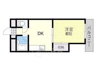ピュアライフ福町【2階】の間取り