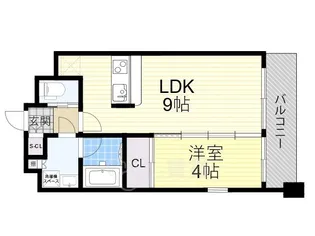 プレジオ緑地公園【12階】の間取り