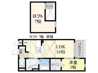 アンソレイエ N【2階】の間取り