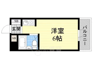 グルパ十三【6階】の間取り