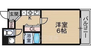 ラナップスクエア南森町【5階】の間取り