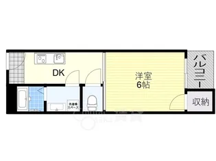大阪府大阪市淀川区東三国6丁目【マンション】の間取り