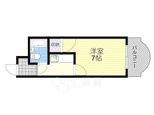 パールハイツ江坂【4階】の間取り