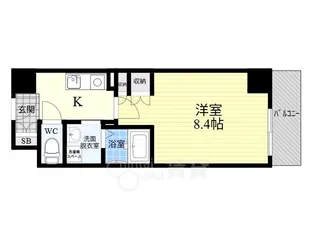 シャンピアコート茨木【7階】の間取り