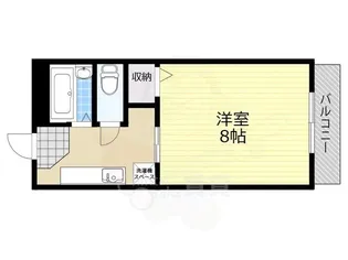 アジアンタムハイツ【1階】の間取り
