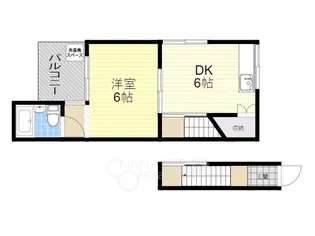 ウッディハイツ高田【2階】の間取り