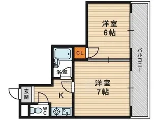 モリビル京橋【6階】の間取り