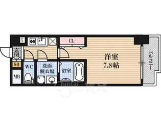 プレサンス新大阪ザ・デイズ【10階】の間取り