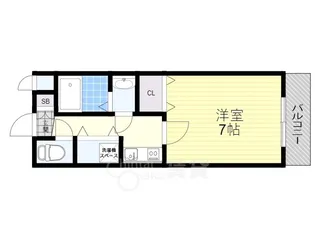 ウインズコート荘園【1階】の間取り