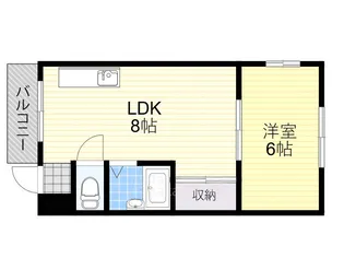 サンプラザ新北野C棟【4階】の間取り