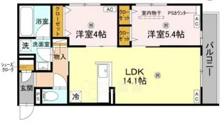 D-residence宇保町【3階】の間取り