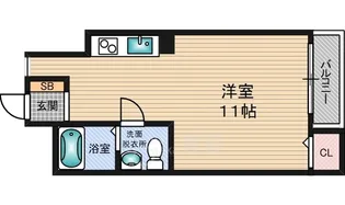 エバーグリーン新大阪【4階】の間取り