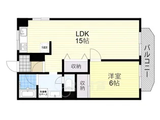 グリースシャトー桃山台【5階】の間取り