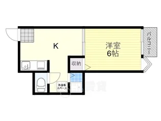 青葉丘コーポ2【2階】の間取り