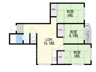 メゾンフジイ【2階】の間取り