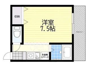 カーサヴィエント【3階】の間取り