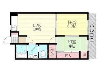 上新庄ハイム【7階】の間取り