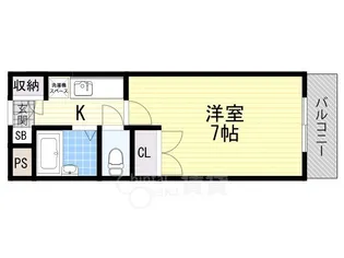 marry茨木【3階】の間取り