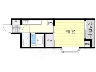 FIVE ONE【5階】の間取り