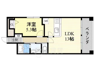 オルゴグラート鶴見【4階】の間取り