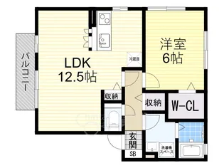 大阪府摂津市三島3丁目【アパート】の間取り