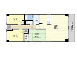 コスモシティ森林公園弐番館【8階】の間取り