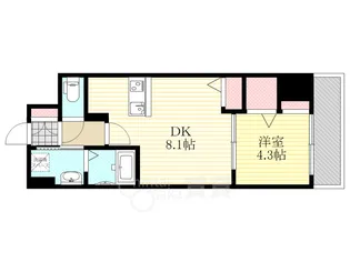ユーズ7番館【3階】の間取り