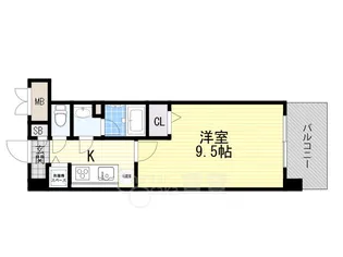 ソレアードN【3階】の間取り