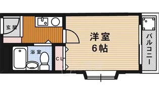 メイユール石橋【3階】の間取り