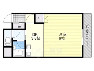 スペースウィング【3階】の間取り