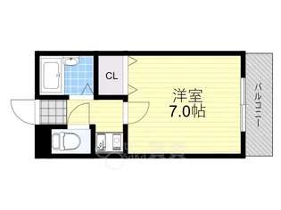 エステティコ千里【3階】の間取り