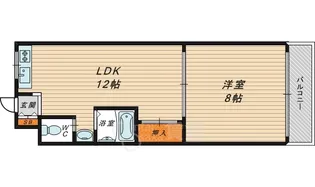 シャルマン桜宮【1302号室】の間取り