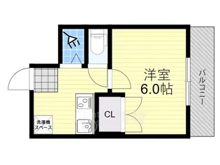 ナンノ第12号館【3階】の間取り