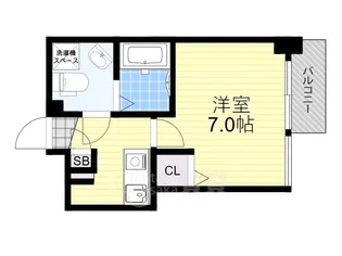 アスール江坂3rd【7階】の間取り