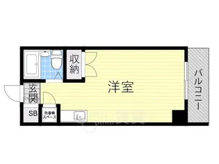 東明マンション江坂【7階】の間取り