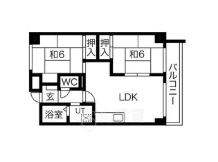 グランドール名神豊中【2階】の間取り