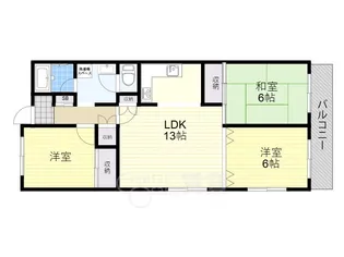 クレール【4階】の間取り