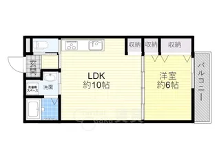 アリエッタ桜塚【1階】の間取り