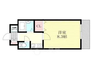 セブンハイツ【4階】の間取り