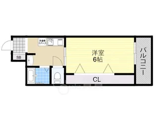 KOKOMO J,S豊新【2階】の間取り
