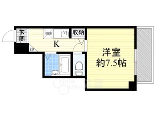 メゾンクレスト【4階】の間取り