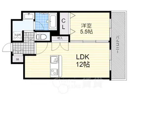 大阪府大阪市北区天神橋7丁目【マンション】の間取り