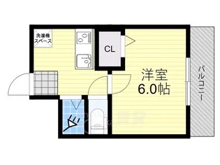 ナンノ第12号館【3階】の間取り