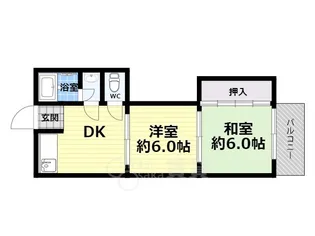 浅田マンション【2階】の間取り
